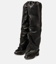 Khaite Bowe leather over-the-knee boots