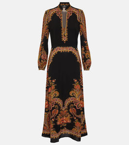 Etro Paisley midi dress
