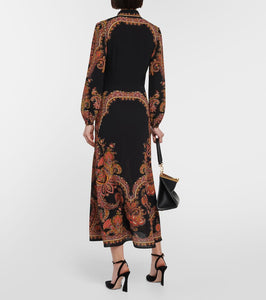 Etro Paisley midi dress