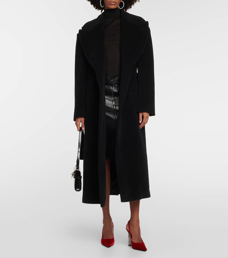 Tom Ford Embellished velvet slingback pumps
