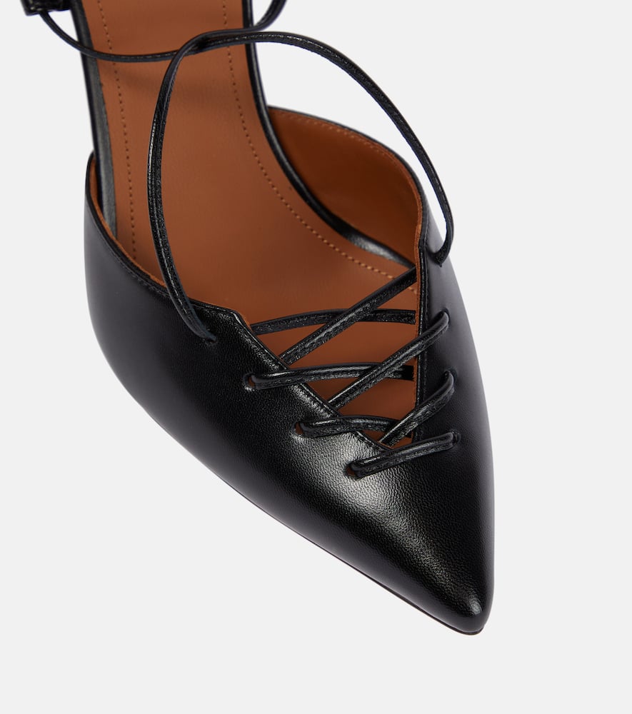Malone Souliers Marianna leather slingback pumps