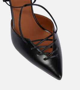 Malone Souliers Marianna leather slingback pumps