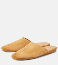 The Row Franco suede slippers