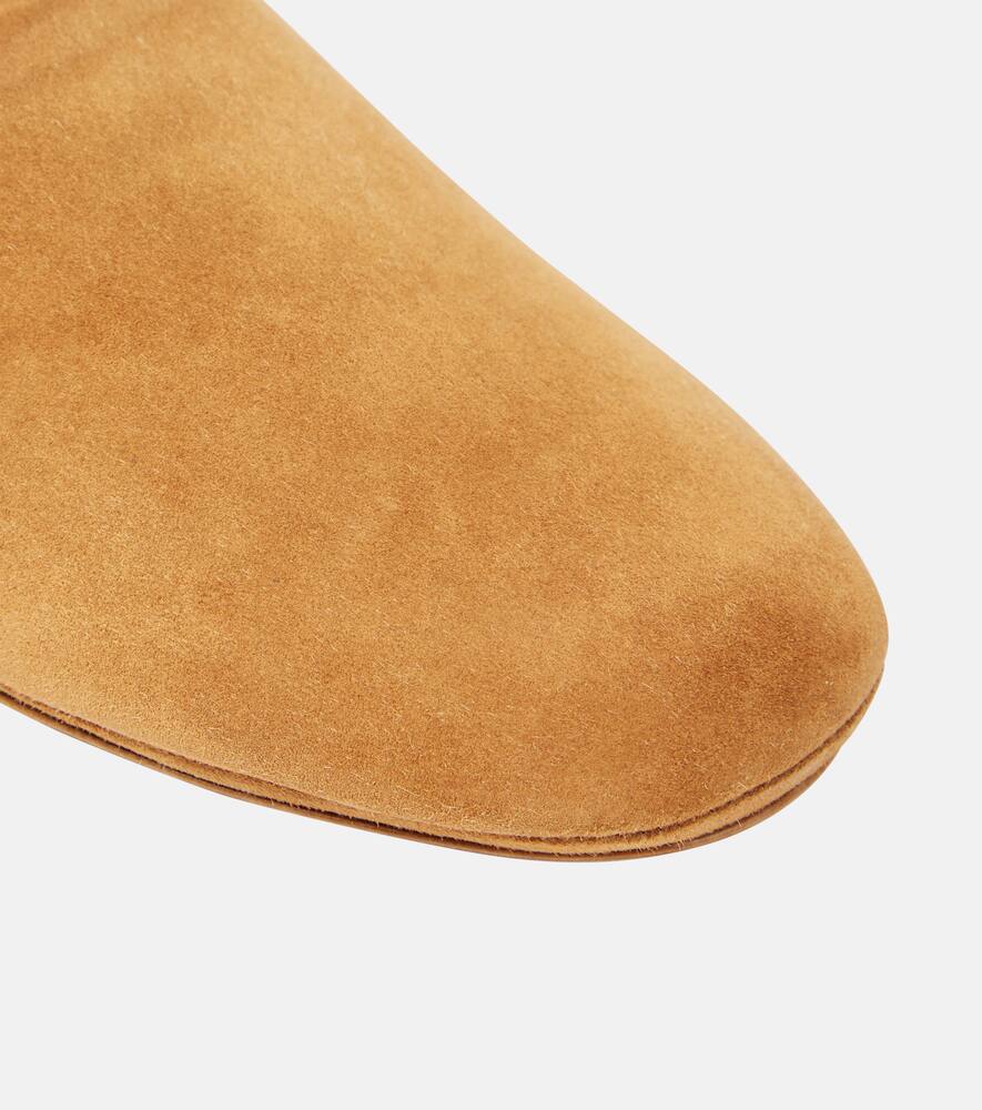 The Row Franco suede slippers