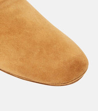 The Row Franco suede slippers