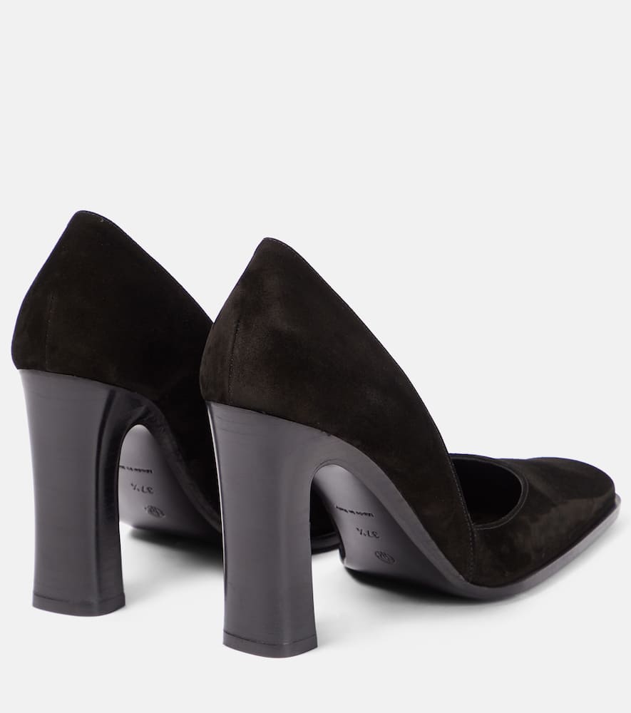 The Row Mae suede pumps