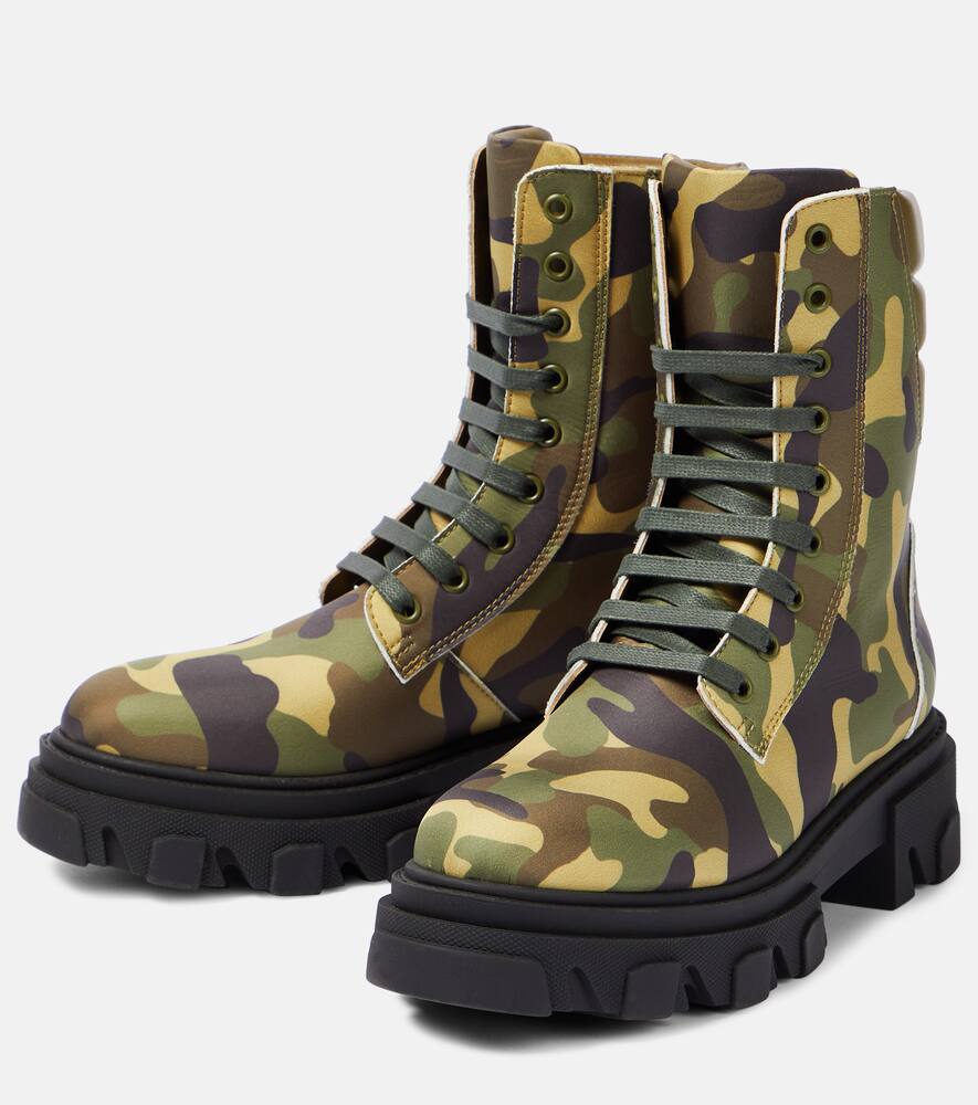 Gia Borghini Gia 35 camouflage combat boots
