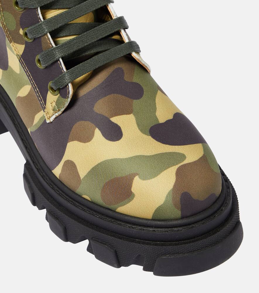 Gia Borghini Gia 35 camouflage combat boots