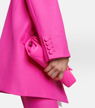 Valentino Double-breasted wool and silk blazer