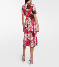 Oscar de la Renta Cotton-blend poplin midi dress