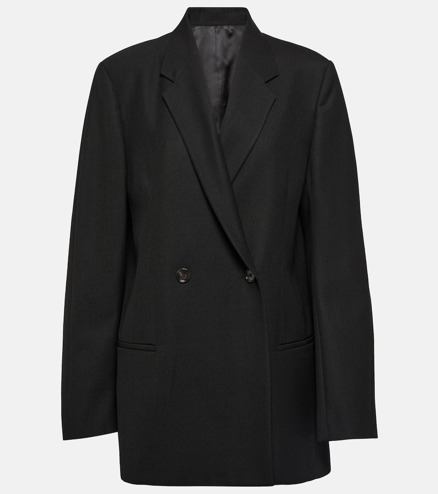 Toteme Double-breasted blazer - 图腾双排扣西装外套