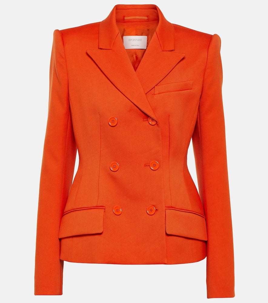 Sportmax Cablo cotton-blend blazer - Sportmax Cablo 棉混纺西装外套