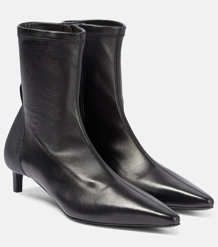 Courr√É¬®ges Scuba leather ankle boots