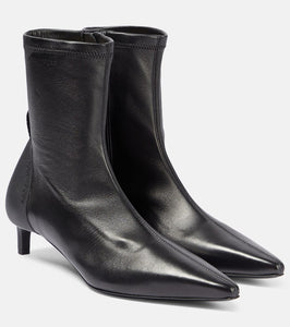 Courr√É¬®ges Scuba leather ankle boots