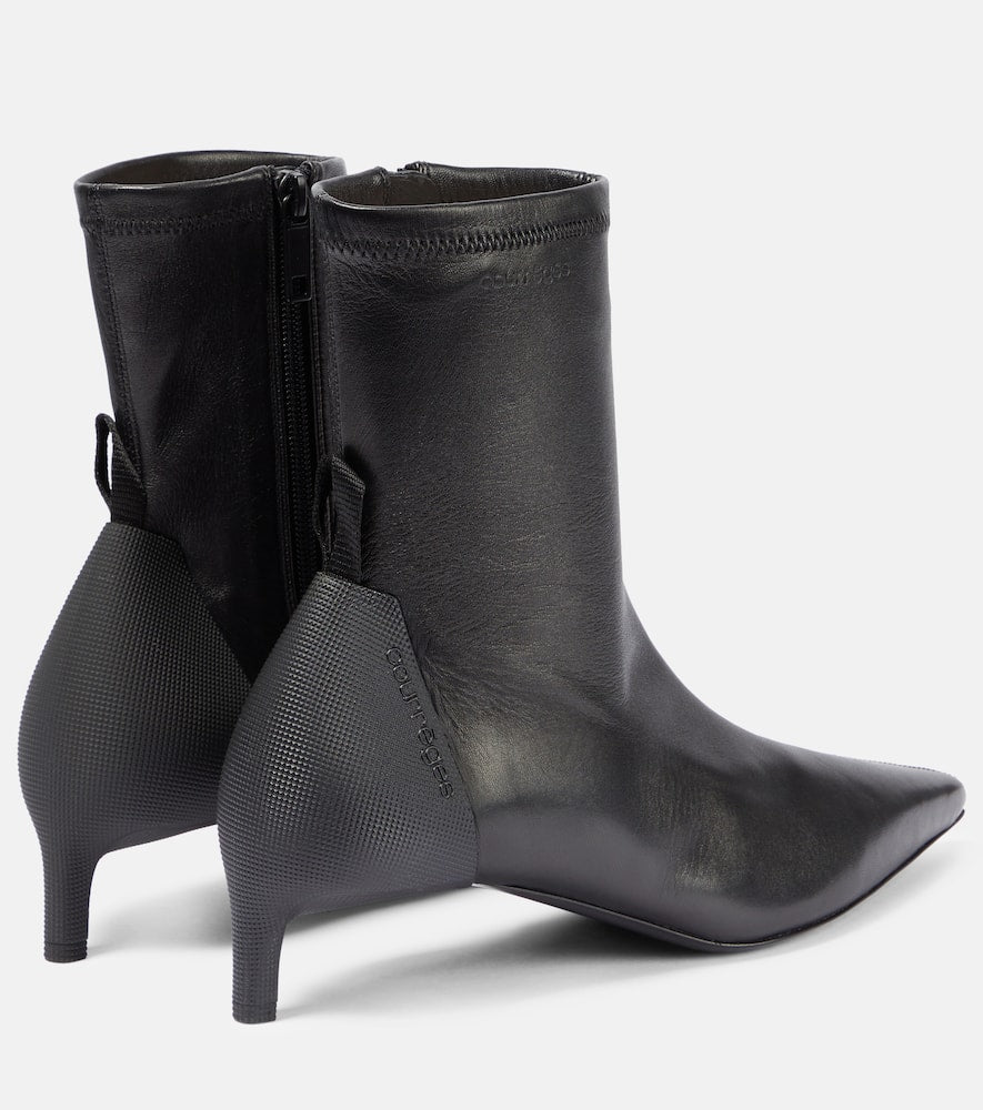 Courr√É¬®ges Scuba leather ankle boots