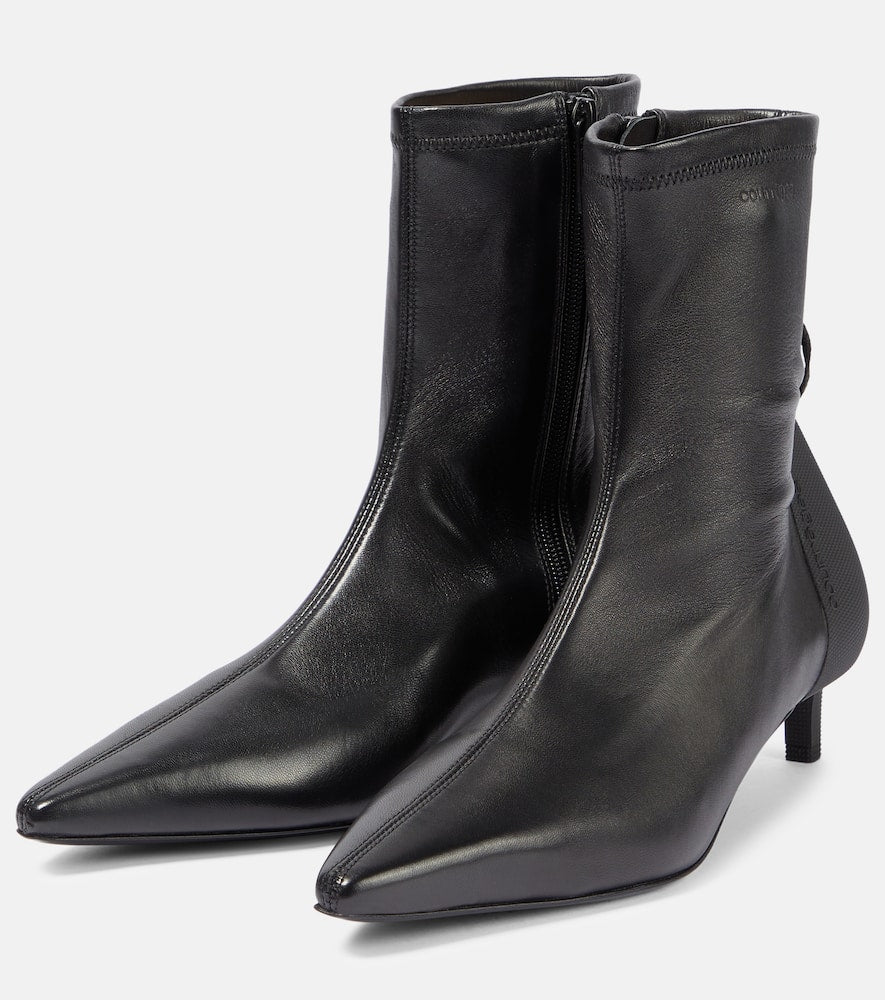 Courr√É¬®ges Scuba leather ankle boots