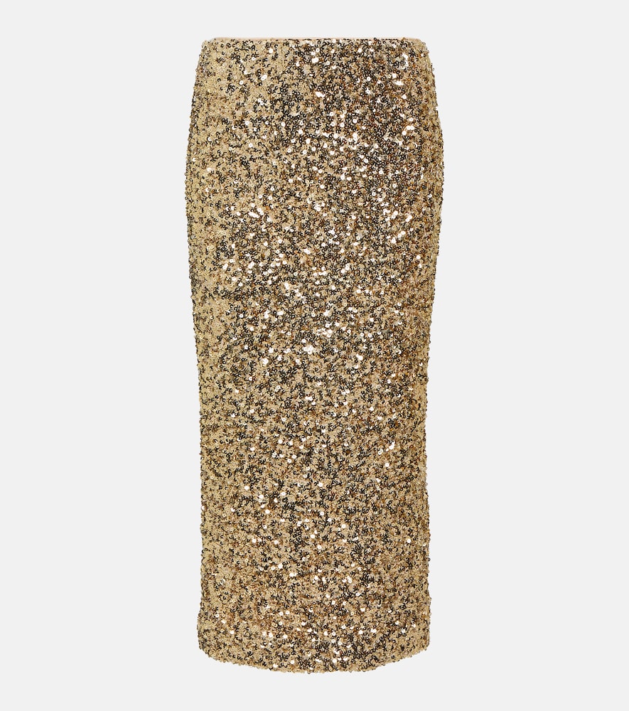 Rotate Sequined midi skirt - 旋转亮片中长裙