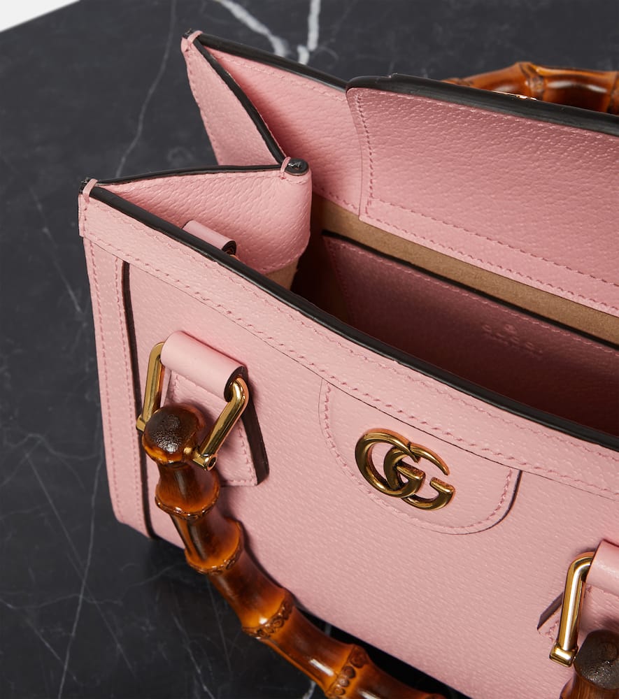 Gucci Gucci Diana Mini leather tote bag