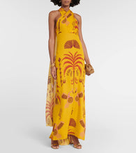 Johanna Ortiz Printed silk georgette maxi dress