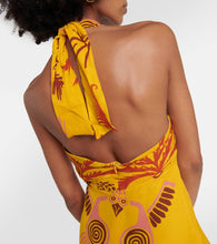 Johanna Ortiz Printed silk georgette maxi dress