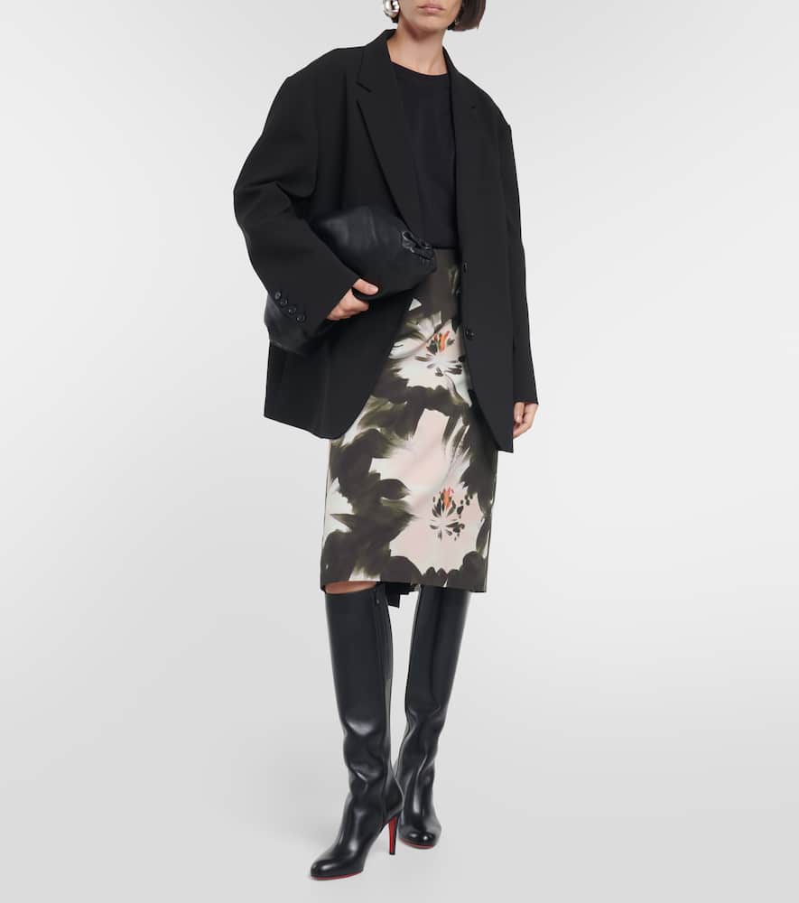Christian Louboutin Pumppie Botta leather knee-high boots