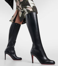 Christian Louboutin Pumppie Botta leather knee-high boots