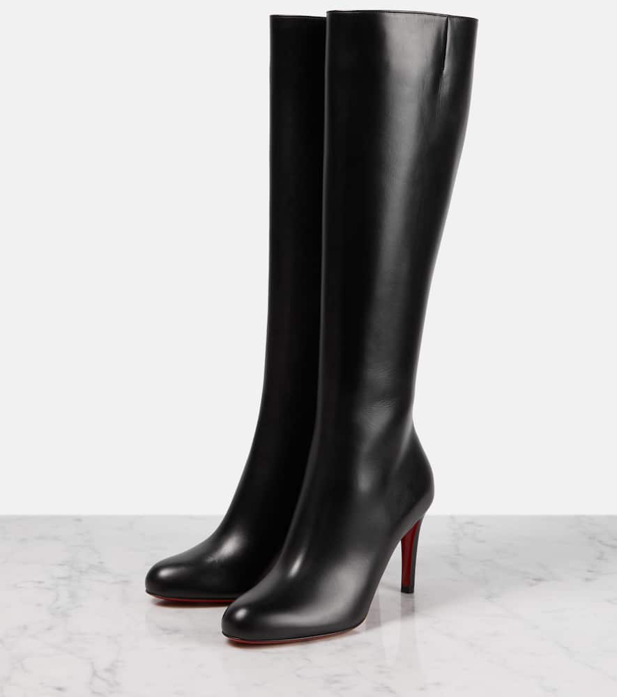 Christian Louboutin Pumppie Botta leather knee-high boots