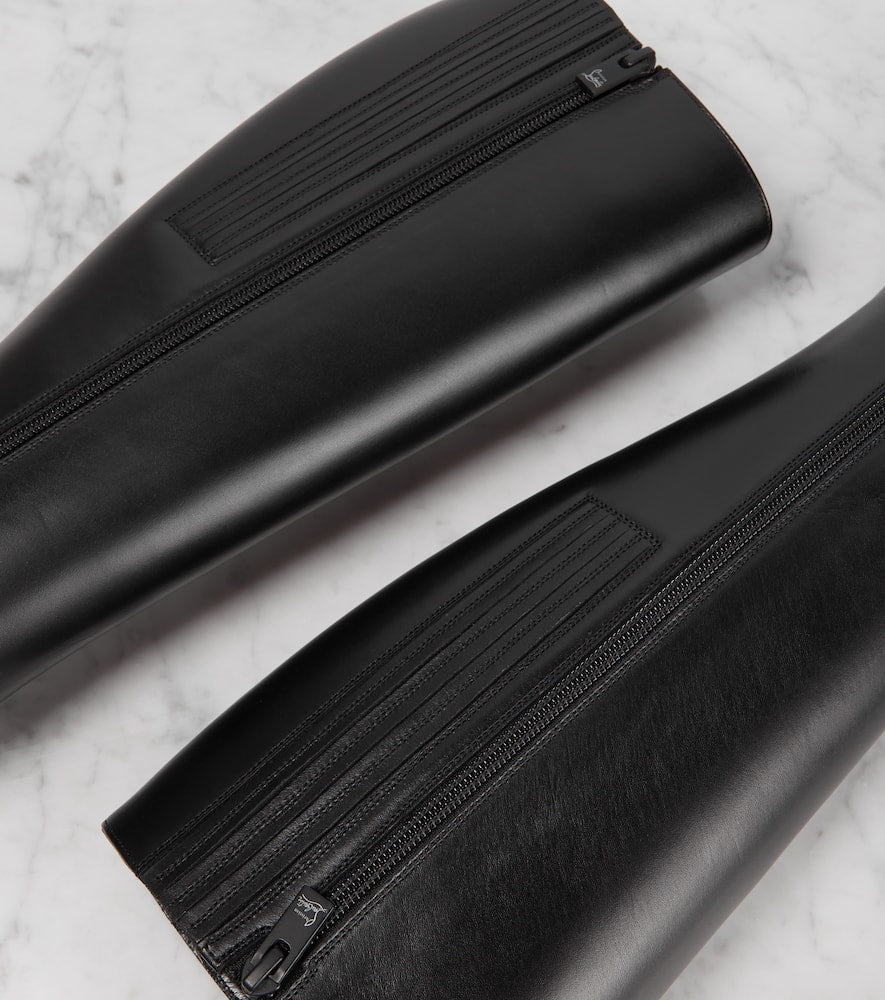 Christian Louboutin Pumppie Botta leather knee-high boots