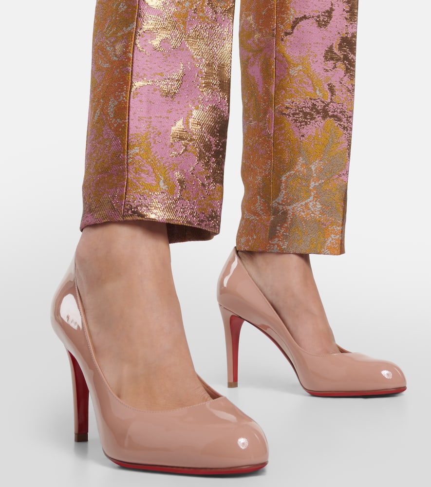 Christian Louboutin Pumppie 85 patent leather pumps