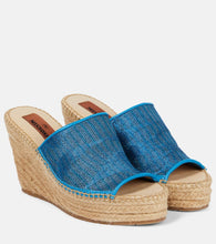 Missoni Mare Jacquard wedge mules
