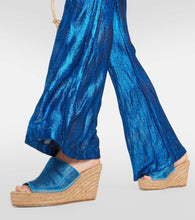 Missoni Mare Jacquard wedge mules