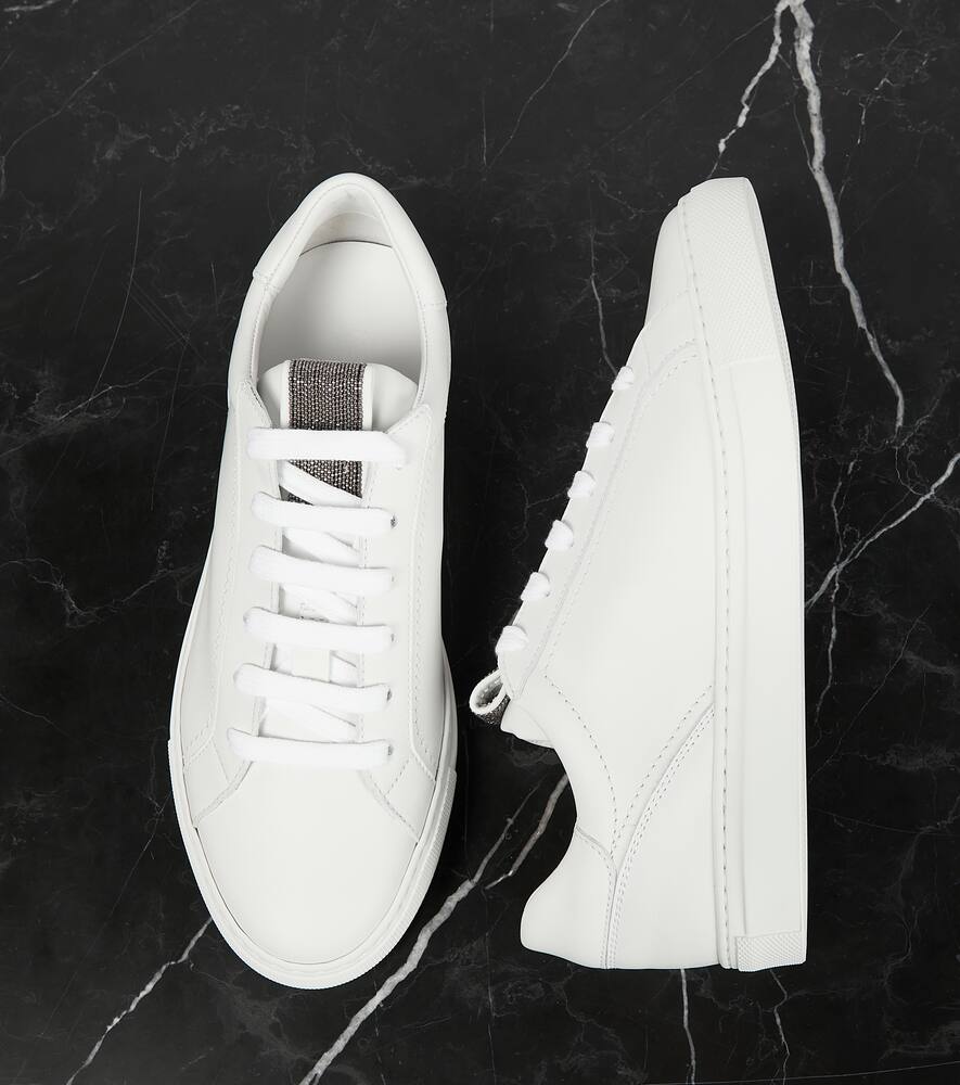 Brunello Cucinelli Monili leather sneakers