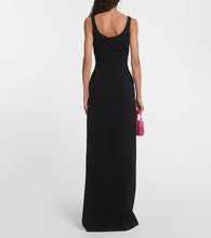 David Koma Embellished cady gown