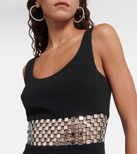 David Koma Embellished cady gown