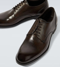 Zegna Siena Flex leather Derby shoes