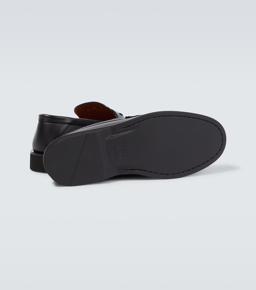 Zegna X-Lite leather loafers