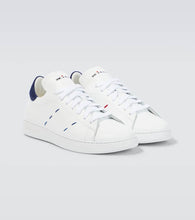 Kiton Stitched leather sneakers