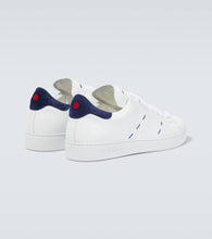 Kiton Stitched leather sneakers
