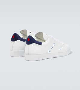 Kiton Stitched leather sneakers