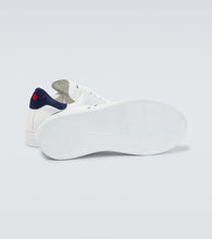Kiton Stitched leather sneakers