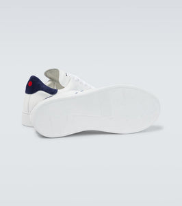 Kiton Stitched leather sneakers