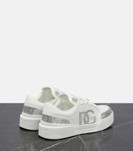 Dolce&Gabbana New Roma embellished leather sneakers