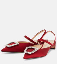 Emilia Wickstead Katrina embellished satin pumps