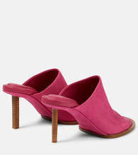 Jacquemus Les Mules Rond Carr√É¬© asymmetrical suede mules