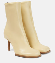 Jacquemus Les Bottines Rond Carr√É¬© leather ankle boots