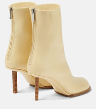 Jacquemus Les Bottines Rond Carr√É¬© leather ankle boots