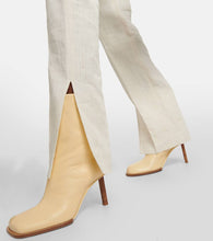 Jacquemus Les Bottines Rond Carr√É¬© leather ankle boots