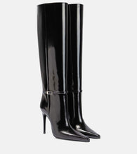 Saint Laurent Vendome 110 leather knee-high boots