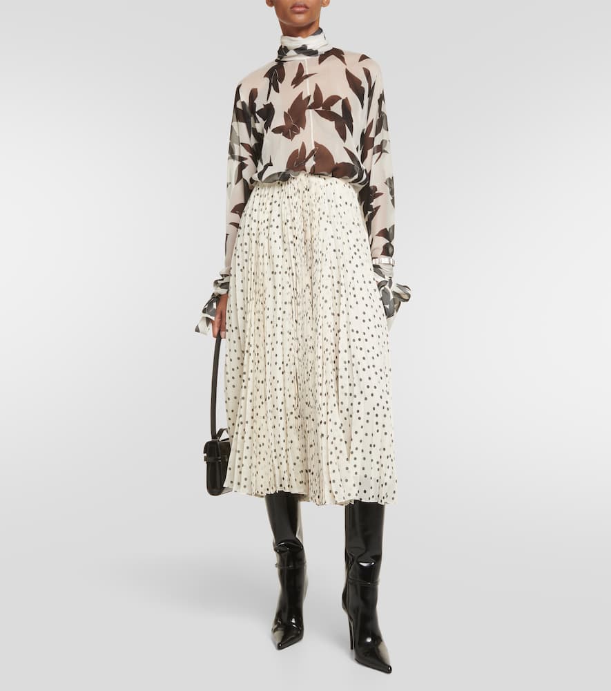 Saint Laurent Vendome 110 leather knee-high boots