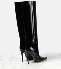 Saint Laurent Vendome 110 leather knee-high boots